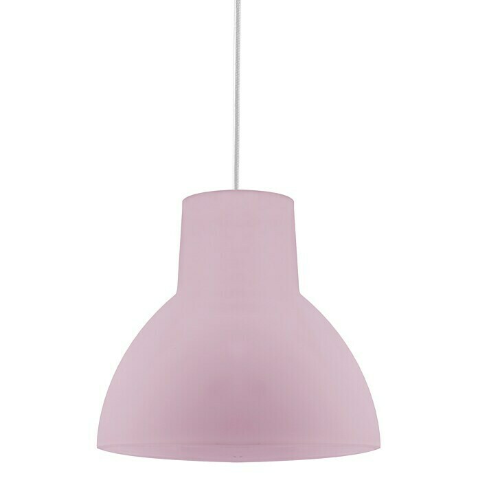 Lámpara colgante Bell (40 W, Rosa, Altura: 21 cm)