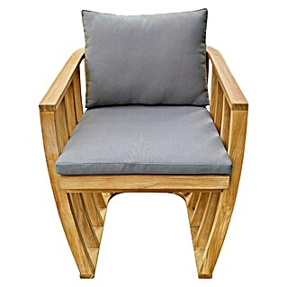 Sunfun Vrtna fotelja Bali (63 x 61 x 73,5 cm, Tikovina, Smeđa)