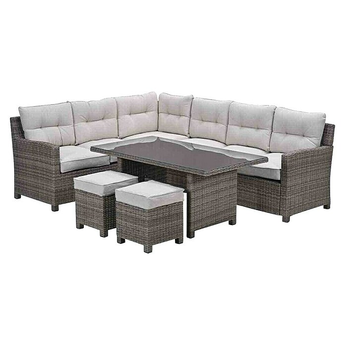 Garden Impressions Loungeset Blue Bird (5 -delig, Donkergrijs) | BAUHAUS