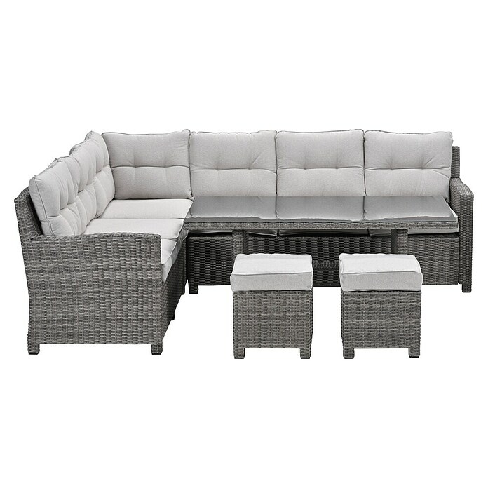 Garden Impressions Loungeset Blue Bird (5 -delig, Donkergrijs) | BAUHAUS