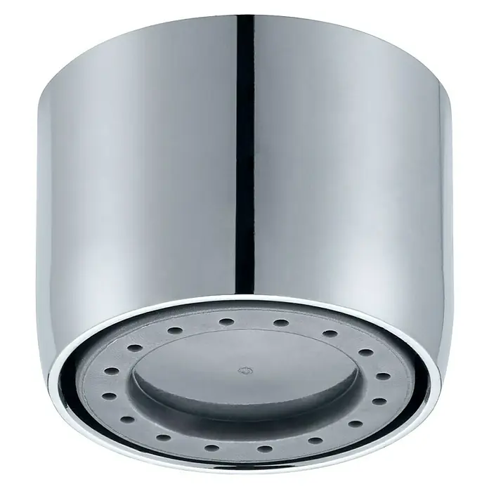 Neoperl Strahlregler Mikado - M22x1, 3,8 l/min, 1 Stk., Passend für: Armaturen & Duschen - Chromglänzender zylindrischer Wasserhahn-Strahlregler mit grauer, perforierter Scheibe an der Unterseite.