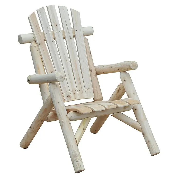 Outsunny Gartenstuhl Adirondack - 1 Stk., Tannenholz, Natur