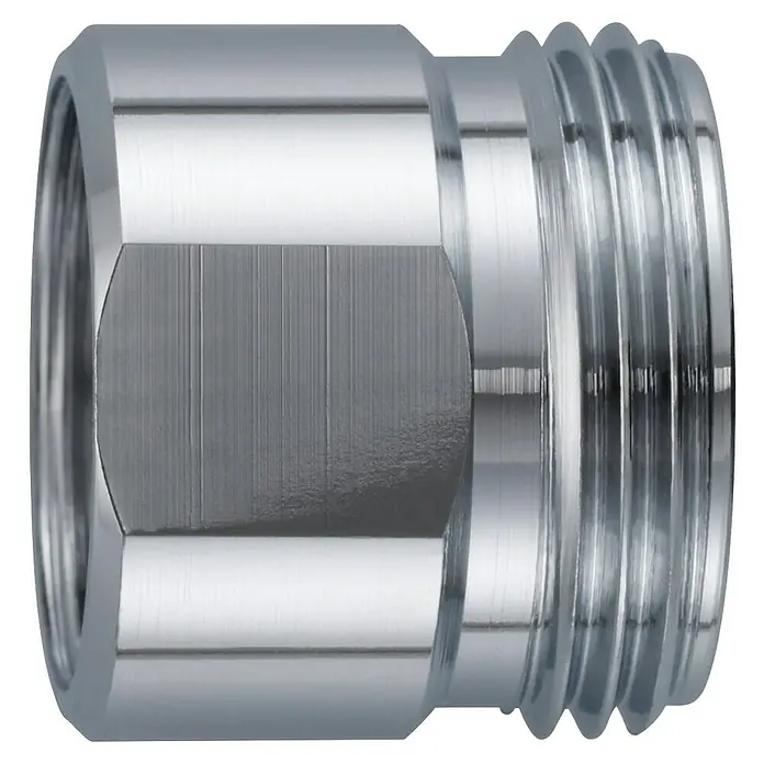 Neoperl Adapter - Passend für: Armaturen, Duschen, Gewinde: IG M22X1 X AG 3/4", 1 Stk. - Verchromtes Metallrohrverbindungsstück mit Innen- und Außengewinde.