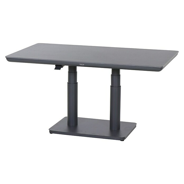 Siena Garden Roma Garten-Loungetisch (L x B x H: 140 x 80 x 51 cm, Anthrazit matt, Aluminium) | BAUHAUS