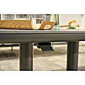 Siena Garden Roma Garten-Loungetisch (L x B x H: 140 x 80 x 72 cm, Grau, Aluminium) | BAUHAUS