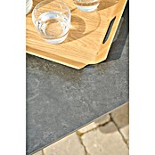 Siena Garden Roma Garten-Loungetisch (L x B x H: 140 x 80 x 72 cm, Grau, Aluminium) | BAUHAUS