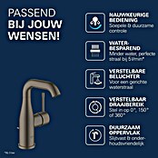 Grohe Essence New Wastafelkraan (Met trekstang, null, Mat)