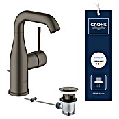 Grohe Essence New Waschtischarmatur (Mit Zugstange, Hard Graphite, Matt)