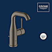 Grohe Essence New Waschtischarmatur (Mit Zugstange, Hard Graphite, Matt)