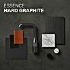 Grohe Essence New Waschtischarmatur (Mit Zugstange, Hard Graphite, Matt)