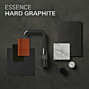 Grohe Essence New Waschtischarmatur (Mit Zugstange, Hard Graphite, Matt)