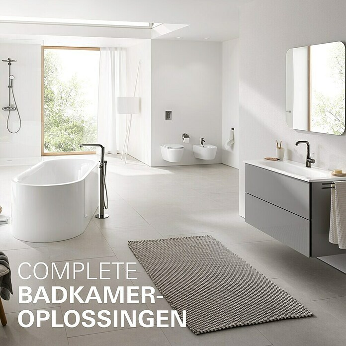 Grohe Essence New Wastafelkraan (Met trekstang, null, Mat)