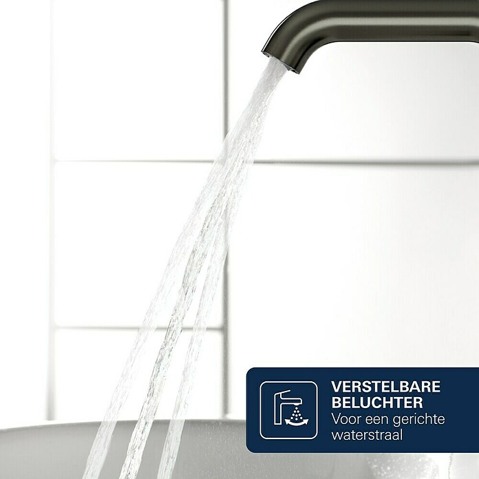 Grohe Essence New Wastafelkraan (Met trekstang, null, Mat)