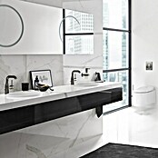 Grohe Essence New Waschtischarmatur (Mit Zugstange, Hard Graphite, Matt)