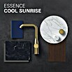 Grohe Essence New Waschtischarmatur (Mit Zugstange, Cool Sunrise, Matt)