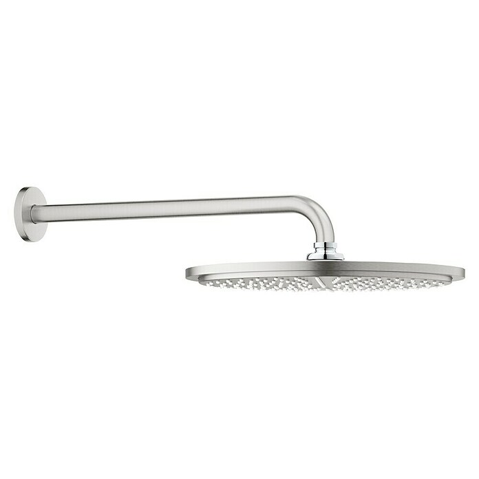 Grohe Kopfbrausen-Set (Durchmesser: 31 cm, 9,5 l/min bei 3 bar, Wandmontage, Supersteel)
