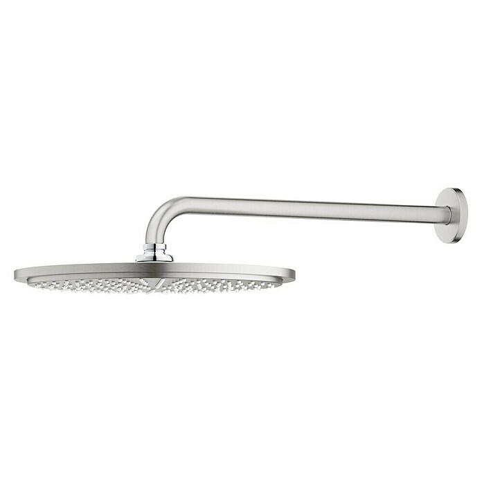 Grohe Kopfbrausen-Set (Durchmesser: 31 cm, 9,5 l/min bei 3 bar, Wandmontage, Supersteel)
