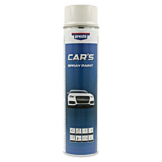 Presto Lakirni sprej Car's Spray Paint (600 ml, Bela, Sijaj)