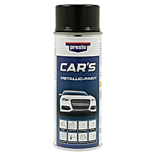 Presto Lakirni sprej Car's Metallic-Paint (400 ml, Črna, Mat)