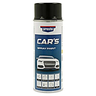 Presto Lakirni sprej Car's Spray Paint (400 ml, Črna, Sijaj)