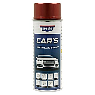 Presto Lakirni sprej Car's Metallic-Paint (400 ml, Rdeča, Mat)