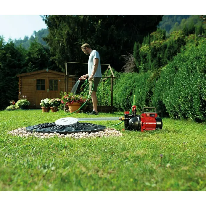 Einhell Gartenpumpe GC-GP 6040 ECO - Leistung: 600 W, Max. Fördermenge: 4.000 l/h - Der Einhell Hauswasserautomat GC-WW 1250 G ist ein robustes Gerät zur automatischen Wasserversorgung mit einer Leistung von 1200 Watt.