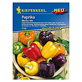 Kiepenkerl Profi-Line Gemüsesamen Blockpaprika (Blocky Mix F1)