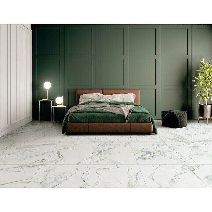 Granitogresne ploščice Silk Marble  (61 x 61 cm, Zlata, Svilnati sijaj) | 4240 - Natursteinoptik | EAFA - Bodenfliesen | EAF - Fliesen | EA - Fliesen | E - Fliesen | BAUHAUS