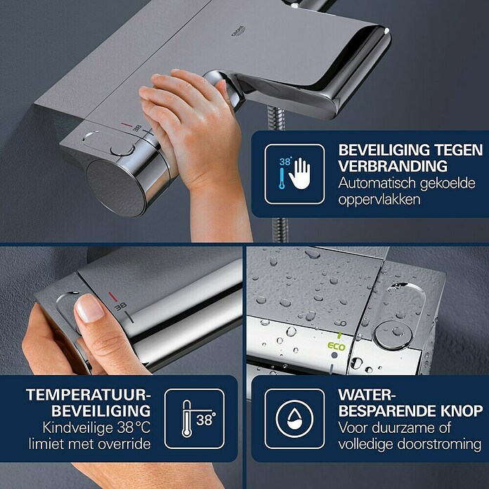 Grohe Grohtherm 2000 Douchethermostaat