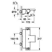Grohe Grohtherm 2000 Wannenthermostat