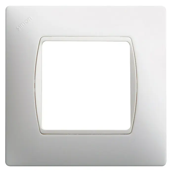 Simon 27 Marco - Blanco, Modelo de mecanismos: x 1, Plástico, Colocar - Marco de interruptor Simon blanco para un diseño de pared elegante. Perfecto para cualquier habitación, este marco ofrece un aspecto limpio.