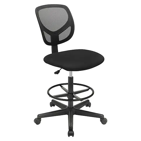 Bürostuhl mit Fußstütze