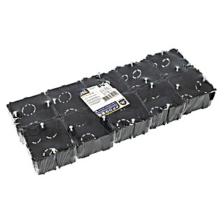 Caja de empotrar (L x An x Al: 75 x 75 x 42 mm, Número de entradas de cables: 6 ud., 10 ud.)