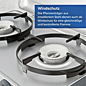 Campingaz Gaskochfeld (2 Brenner, 2 x 2.000 W, L x B x H: 35 x 49 x 10 cm)