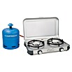 Campingaz Placa de gas (2 quemadores, 2 x 2.000 W, L x An x Al: 35 x 49 x 10 cm)