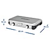 Campingaz Placa de gas (2 quemadores, 2 x 2.000 W, L x An x Al: 35 x 49 x 10 cm)