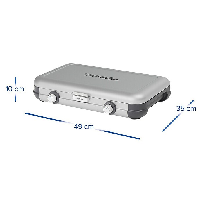 Campingaz Gaskochfeld (2 Brenner, 2 x 2.000 W, L x B x H: 35 x 49 x 10 cm)
