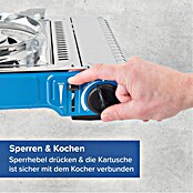Campingaz Gaskocher Bistro DLX (L x B x H: 285 x 370 x 125 mm, Leistung: 2.120 W, Ohne Stopgaz-System)
