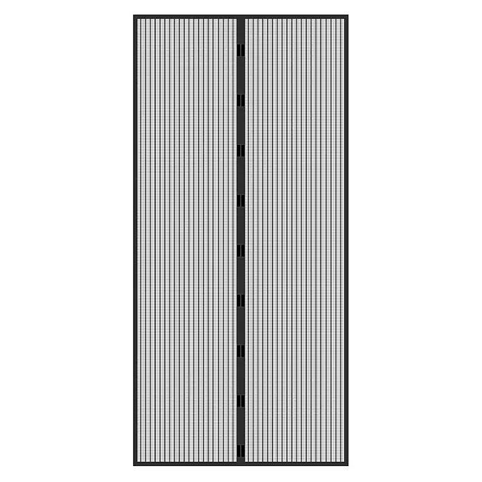 ECD Germany Moskitonetz Moskitonetz Insektenschutz Fliegenschutz Mückengitter Mückenschutz - L x B: 100 x 1 cm, Schwarz