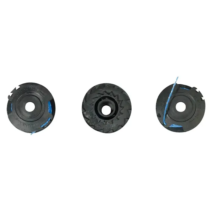 Ryobi Ersatzfadenspule RAC125 - Fadenlänge: 4 m, Fadenstärke: 1,6 mm, Passend für: Ryobi Akku-Rasentrimmer - Drei Fadenspulen für Rasentrimmer. Ideal zum einfachen und schnellen Austausch. Robuste Bauweise für lange Lebensdauer.