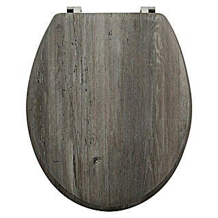 Tapa de WC Blue ridge (MDF, Natural oscuro, Sin caída amortiguada)
