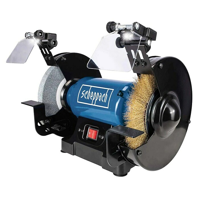 Scheppach Dubbele slijpmachine SM200LB (500 W, 2.980 tpm, Diameter schuurschijf: 200 mm) | BAUHAUS