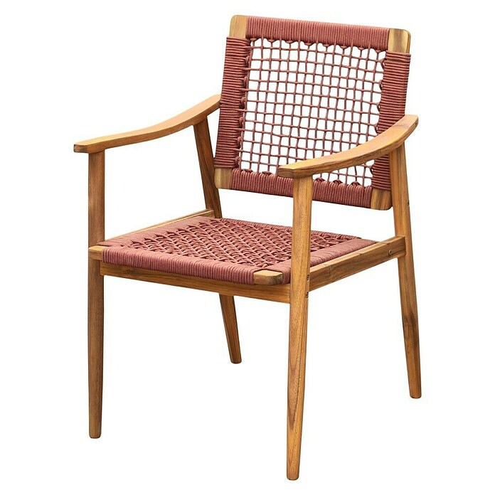 Set balkonskega pohištva Lina  (3 -del., Akacijev les in vrv, Rjava) | 8302 - Sonstige Möbel | ICAF - Sommermöbel individual | ICA - Sommermöbel | IC - Freizeit im Garten | I - Stadtgarten | BAUHAUS