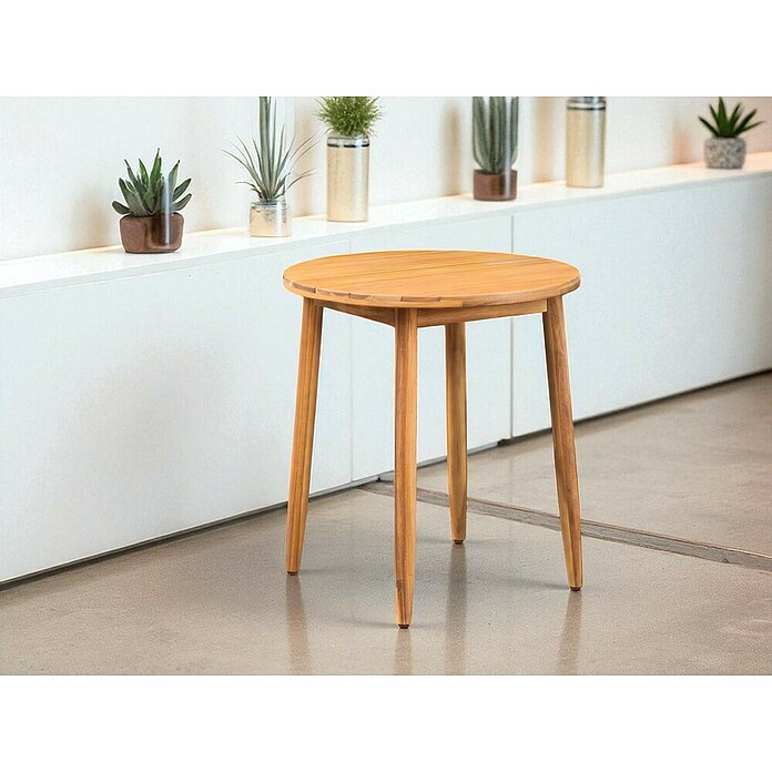 Set balkonskega pohištva Lina  (3 -del., Akacijev les in vrv, Rjava) | 8302 - Sonstige Möbel | ICAF - Sommermöbel individual | ICA - Sommermöbel | IC - Freizeit im Garten | I - Stadtgarten | BAUHAUS