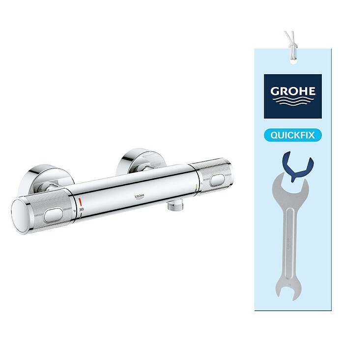 Grohe Precision Feel Brausethermostat Precision Feel (Chrom, Glänzend) | BAUHAUS