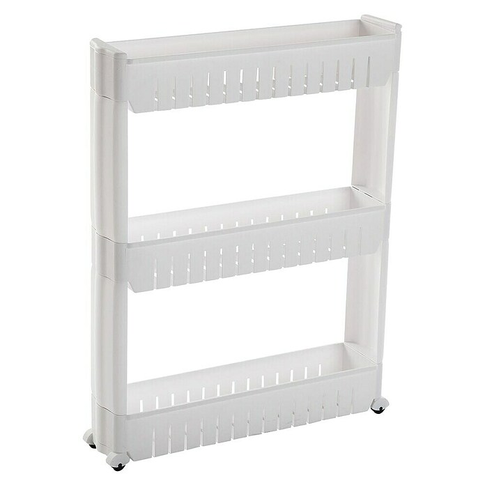 Versa Carro con ruedas multiusos de 3 baldas (L x An x Al: 54 x 12,5 x 71 cm, Termoplástico) | BAUHAUS