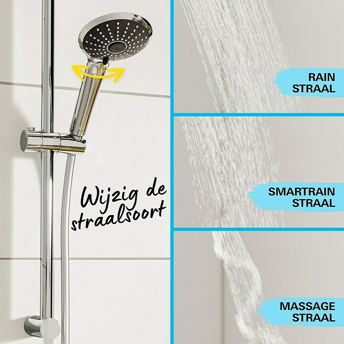 Grohe Handdouche (Aantal functies: 3, Chroom)