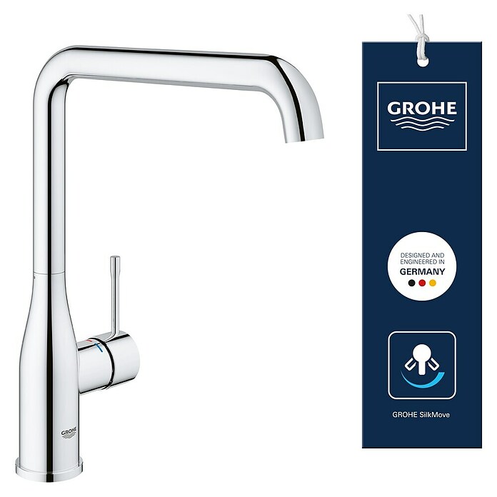 Grohe Essence Keukenkraan (Chroom, Glanzend, Hoge uitloop)