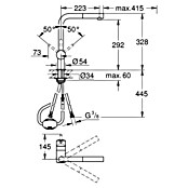 Grohe Keukenkraan Minta (L-uitloop, Glanzend, Uitbreidbaar) | BAUHAUS
