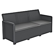 Shaf Conjunto de muebles Maya (3 pzs., Polipropileno, Negro) | BAUHAUS